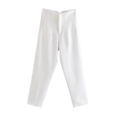 Stilvolle, hochgeschnittene Hose