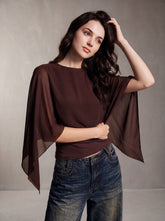 AURÉLIA Drapierte Bluse