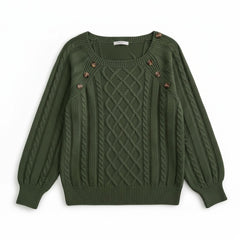 Lässiger Strickpullover