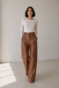 VALÉRIE Leather Pants