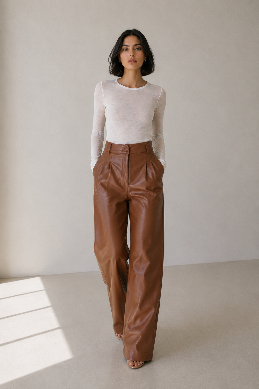 VALÉRIE Leather Pants