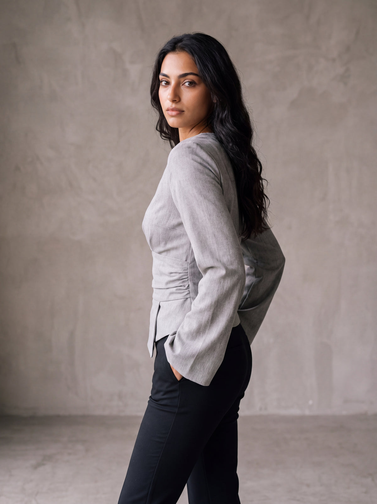 ELVANNE Wickelbluse
