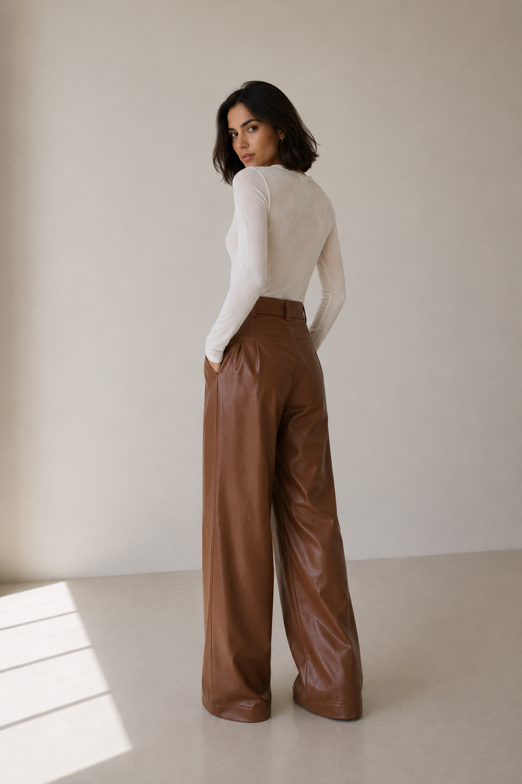 VALÉRIE Leather Pants