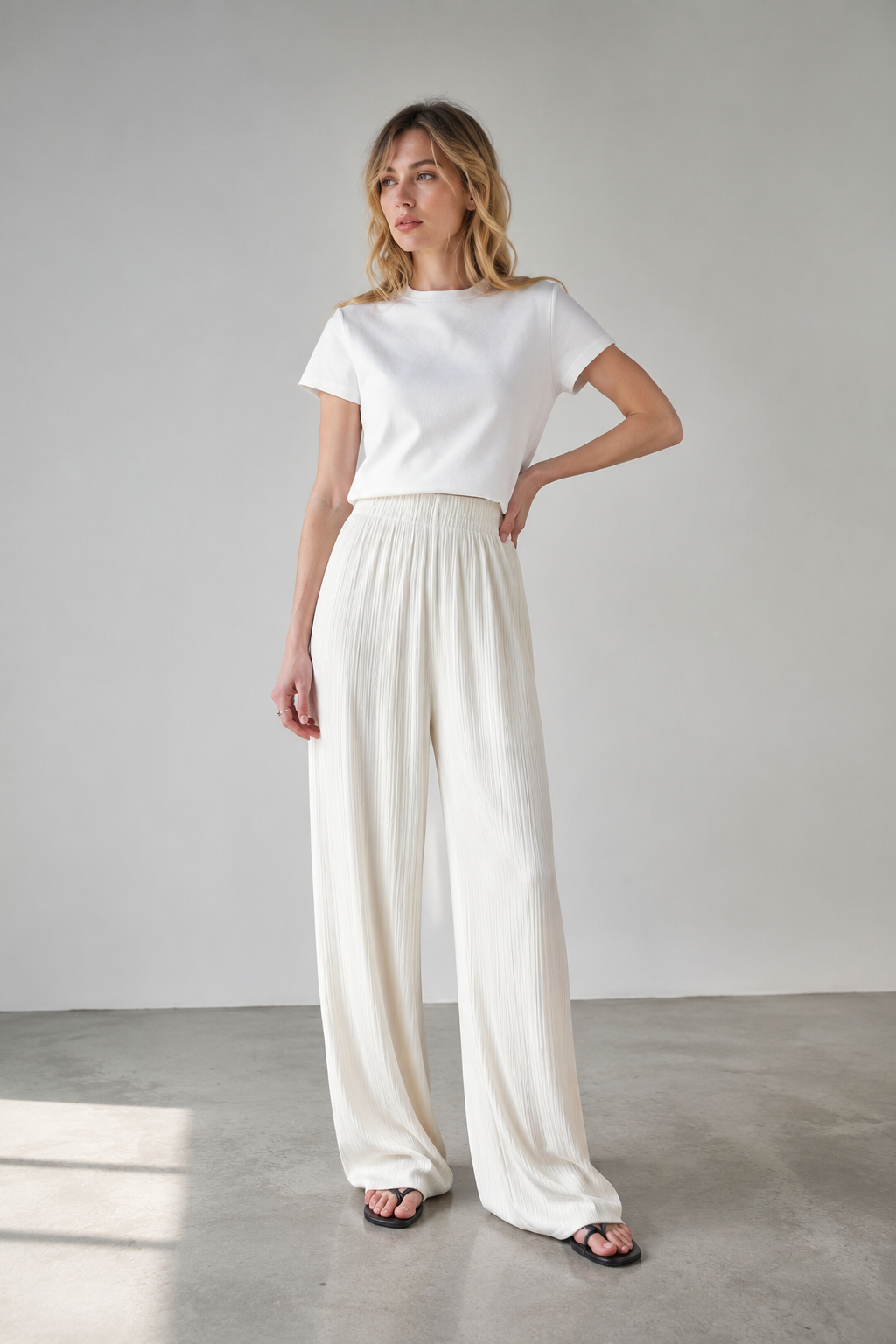 ÉLIANE Plissé Hose