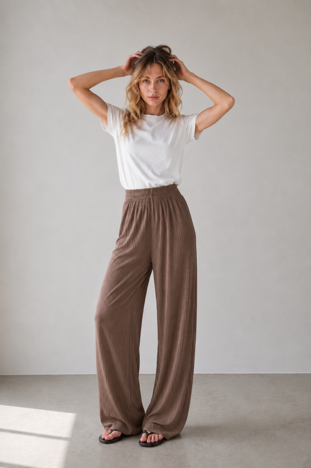 ÉLIANE Plissé Hose