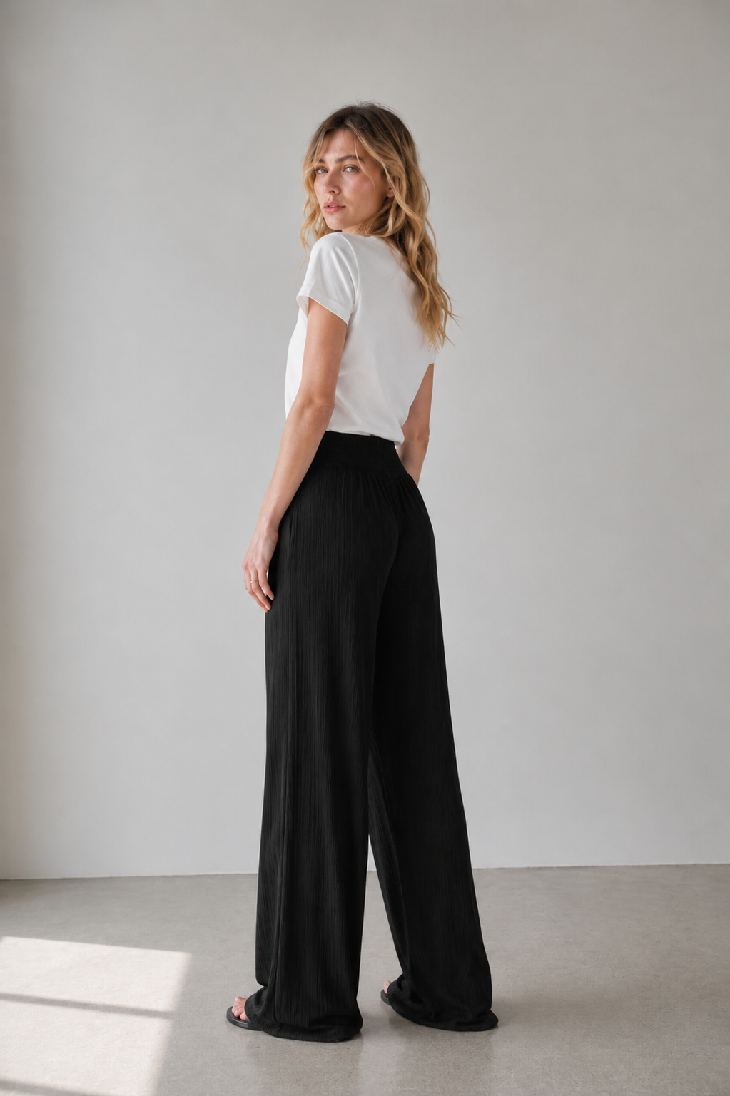 ÉLIANE Plissé Hose