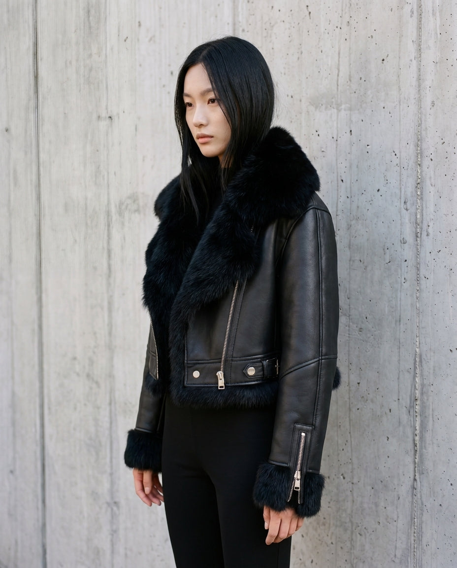 VALENNE Shearling Jacket