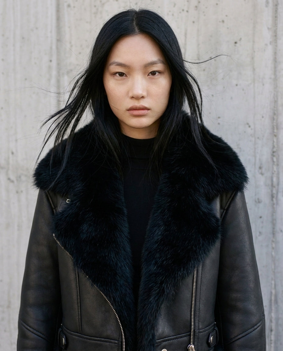 VALENNE Shearling Jacket