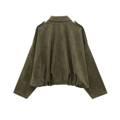 MAËL Suede Bomber