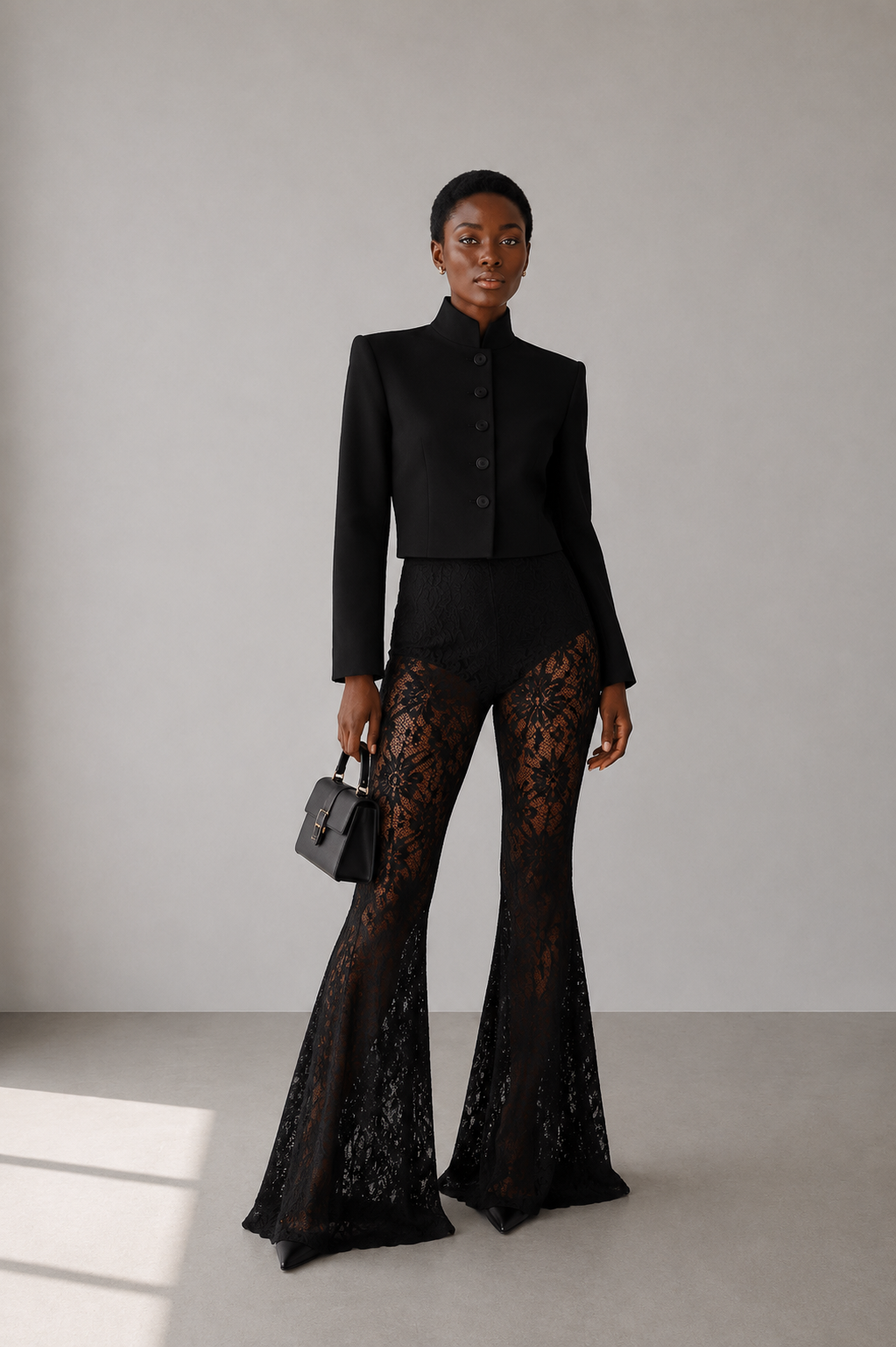 EVELYN Lace Flare Pants