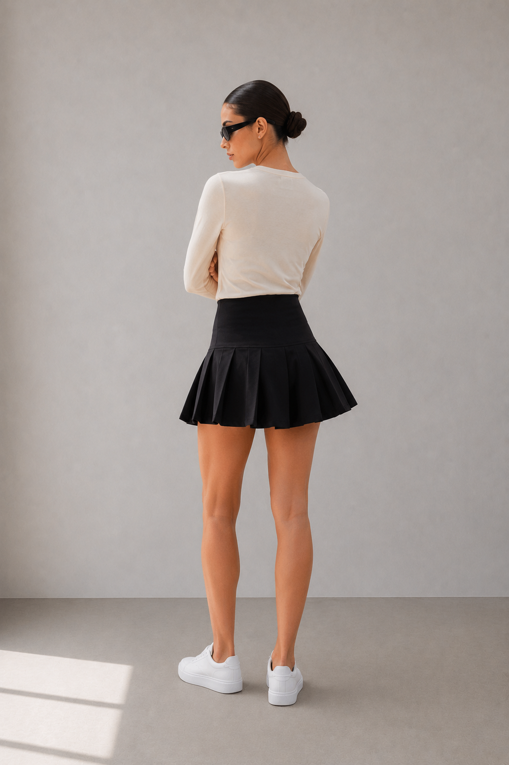 MAËL Pleated Skirt