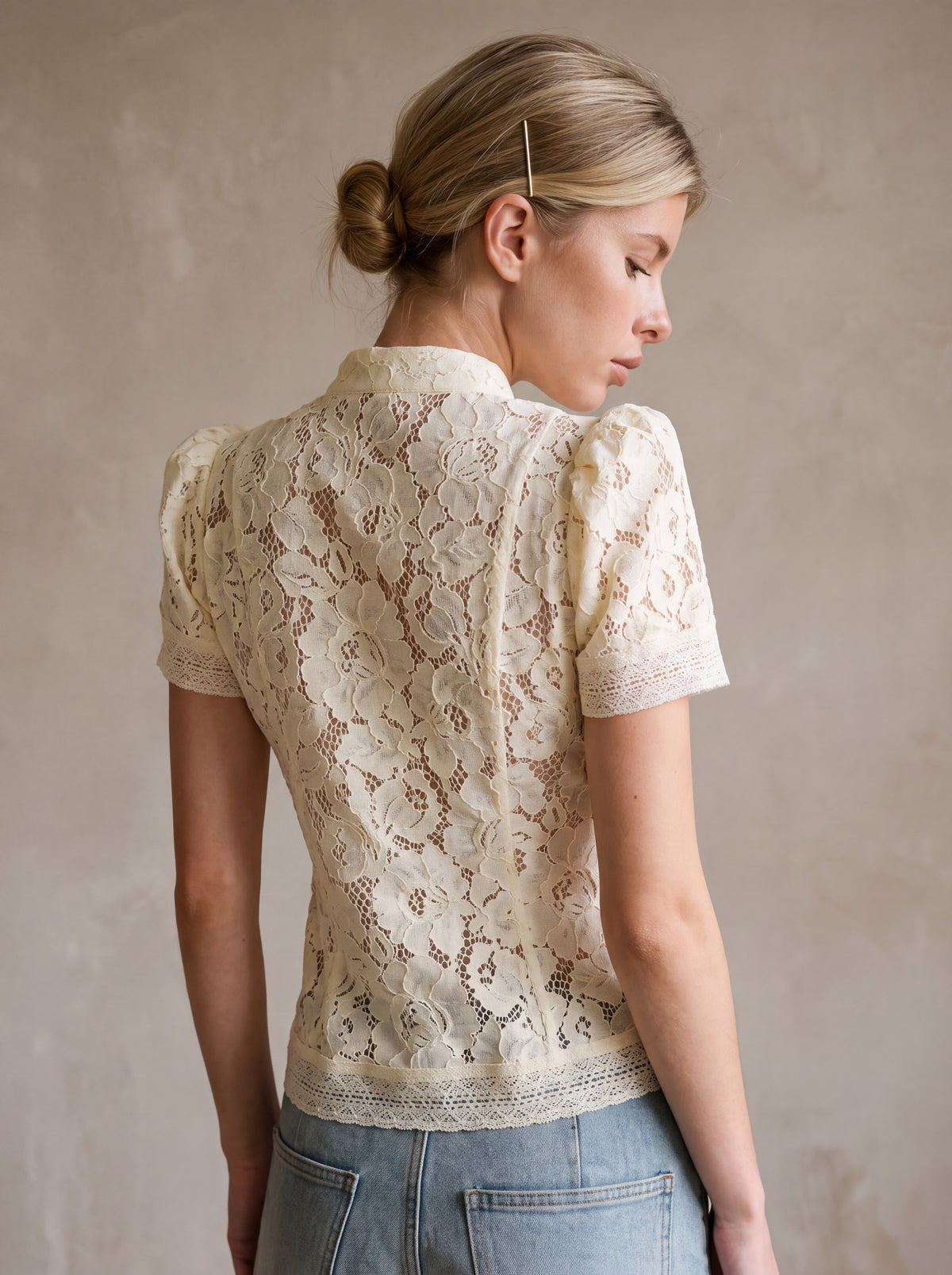 ÉTOILE Dentelle Bluse