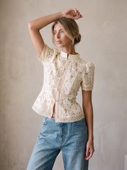 ÉTOILE Dentelle Bluse