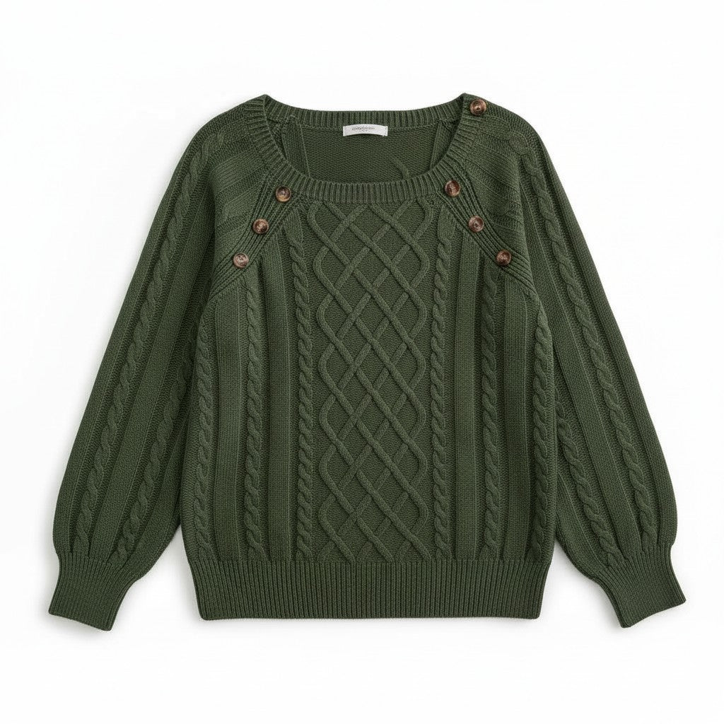 Lässiger Strickpullover