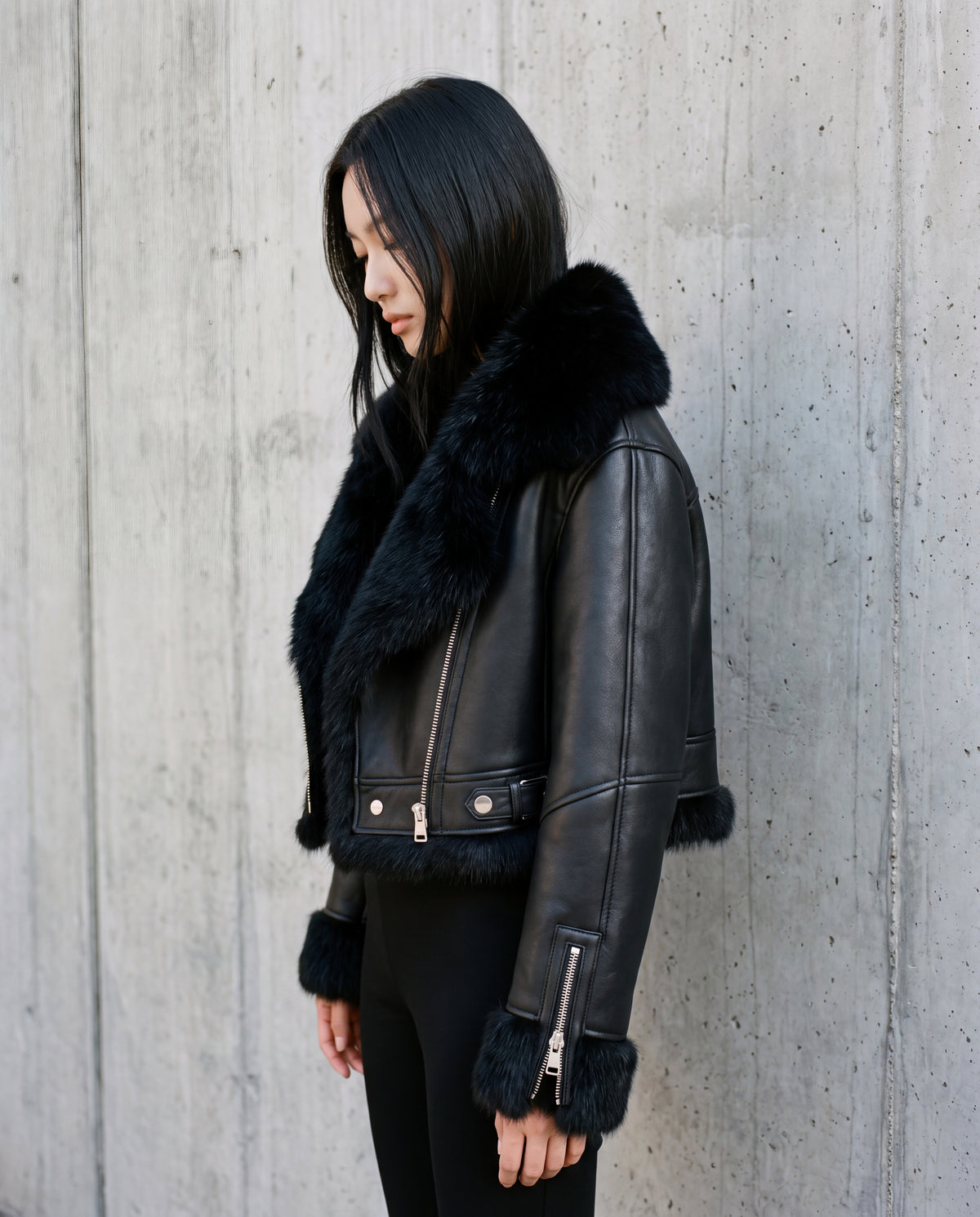 VALENNE Shearling Jacket